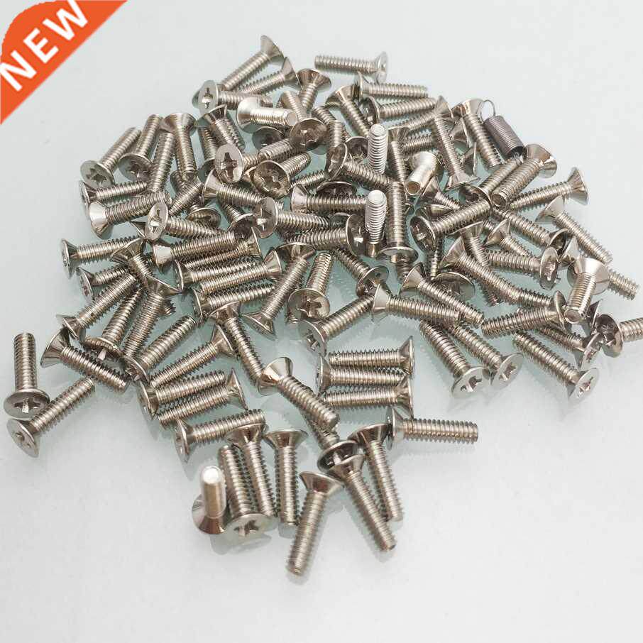 Flat Head Screws 100pcs M2 Flat Head Stainless Steel SS304/