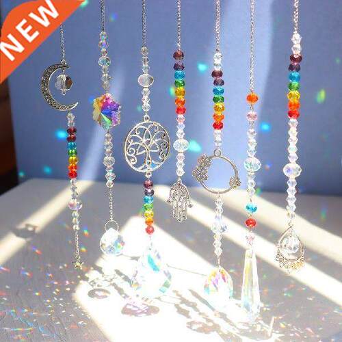 Crystal Wind Chime Catchers Home Garden Car Hanging