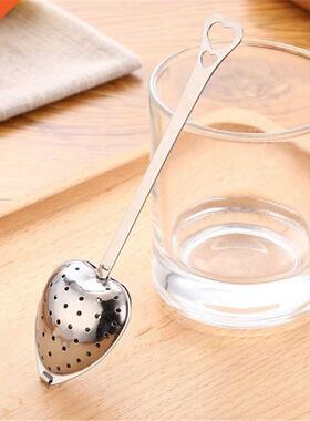 Useful Heart Shape ainless eel Tea Leaf Herbal Filter