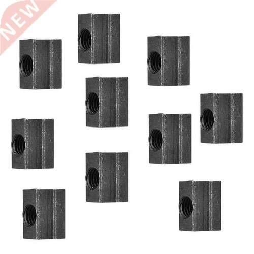 10 T-Nuts with M8 Threaded T-Nuts Made of 45 Steel Installed