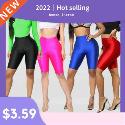 Women Cycling Shorts Dancing Gym Biker Slim Active Sports So