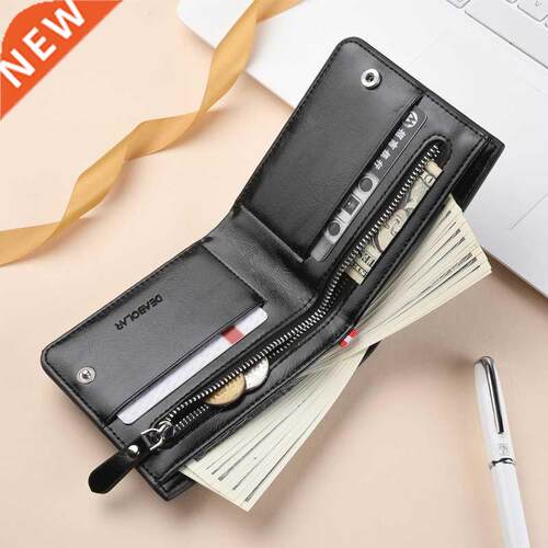 Luxury Leather Brand Bilfold Men Wallet with Coin