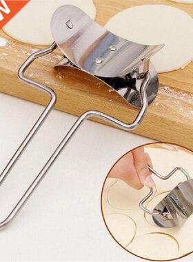 Stainless Steel Dumpling Wraper Mould Dough Circle Roller