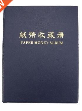 60 Pockets Currency Coins Paper Money Album Collection