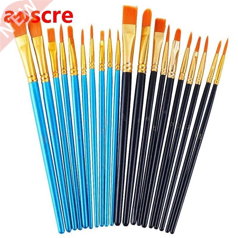 20 Artist Brushes Suitable for Watercolor Paintings Facial N