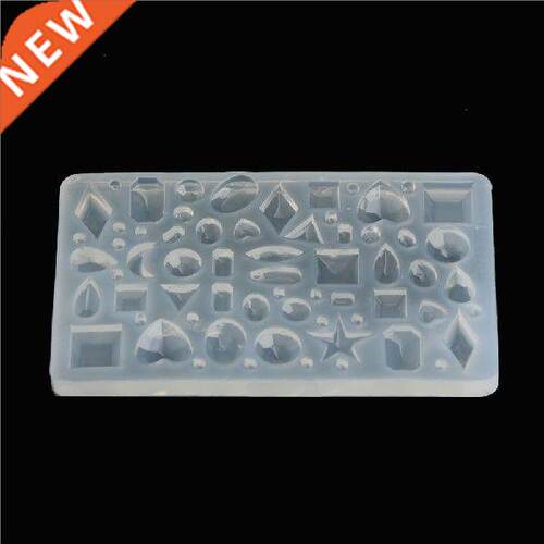 Diy letters heart water drop tower button Craft Silicone