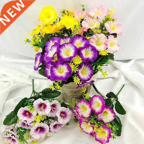 Bouquet Luxury Silk Fake Roses Flowers For Wedding Party