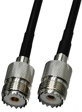 1pcs RG58 UHF Female Jack to UHF SO29 Female Jack RF Coaxia