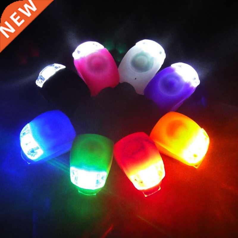 Hot Sale LED Silicone Bicycle Front Rear Light Set Waterproo