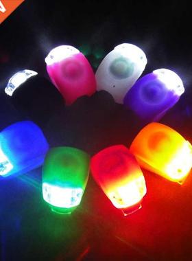 Hot Sale LED Silicone Bicycle Front Rear Light Set Waterproo