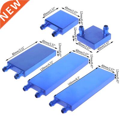 Aluminum Alloy Water Cooling Block For Liquid Cooler Silver