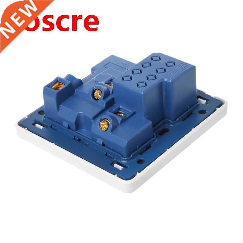 Wall Socket With LED Light Switch 86 Type 5 Holes Double USB