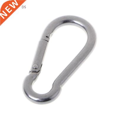 1 Pc 304 Stainless Steel Spring Carabiner Snap Hook Keychain