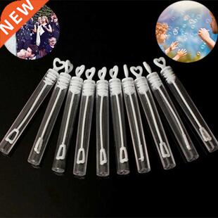 1/5Pcs Love Heart Wand Tube Bubble Soap Bottle Wedding