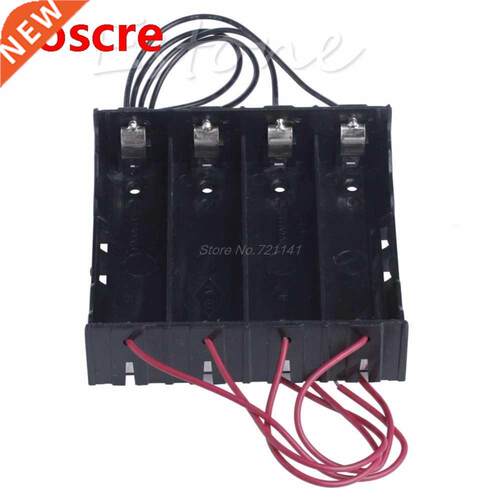 1 PC Plastic Battery Holder Storage Box Case For 4x 18650 Re