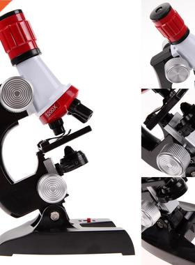 Kids Educational Microscope Kit Science Lab LED 100-1200X