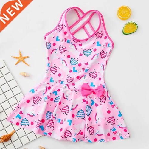 Cute Swimwear Girls Unicorn One Piece Swimsuit for kids Baby