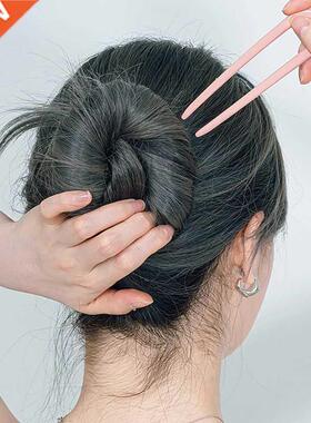 New Women Elegant Hairpin Simple U Shape Plastic Hair Sticks