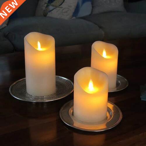 Flameless LED Candles Tea Lights Coloful Flickering Pillar