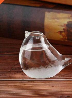 Storm Glss Bird-Shpe Glss Wether Forecster Liquid