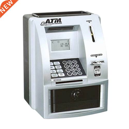 Electronic Piggy Bank ATM Password Money Box Cash Coins Savi