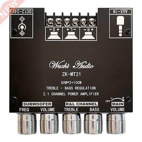 ZK-MT21 Bluetooth 5.0 Subwoofer Amplifier Board 50WX2+100W 2