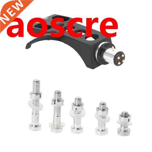 1x Black Turntable Headshell for Technics 5Pcs M2.5 Screws