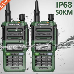2PCS Baofeng UV-9R PRO IP68 Waterproof Walkie Talkie UHF VHF