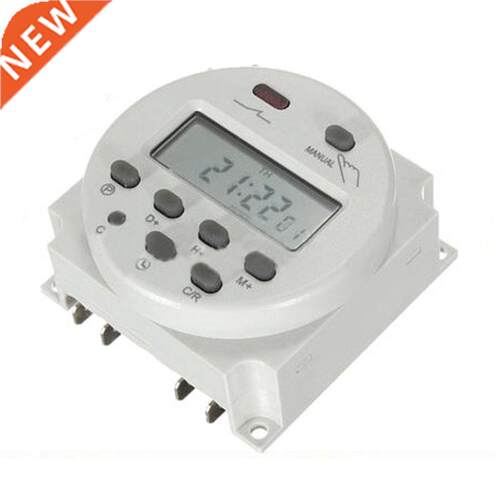 LCD Digital Control Power Programmable Timer DC 12V 16A Time