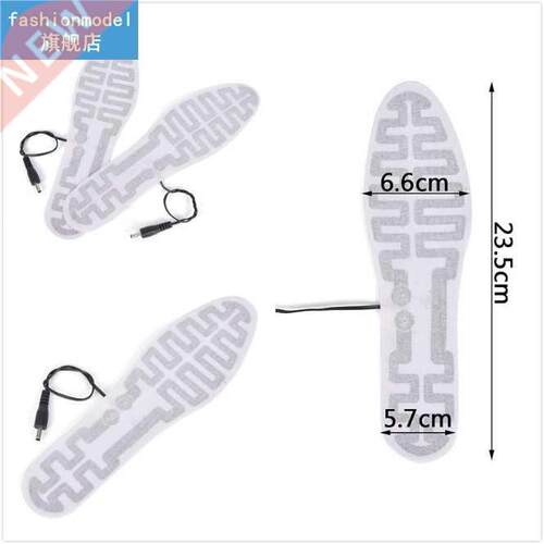 USB Heated Insoles For Women Men Winter Foot Warmer Carbon F