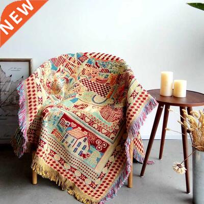 New Double-Sided Jacquard Knitted Personality Chenille Sofa