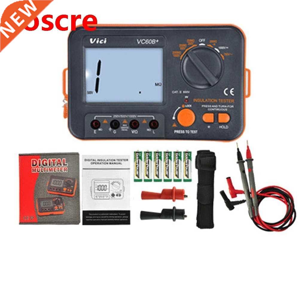 VC60B + Insulation Resistance Tester 250V 500V 1000V Digital