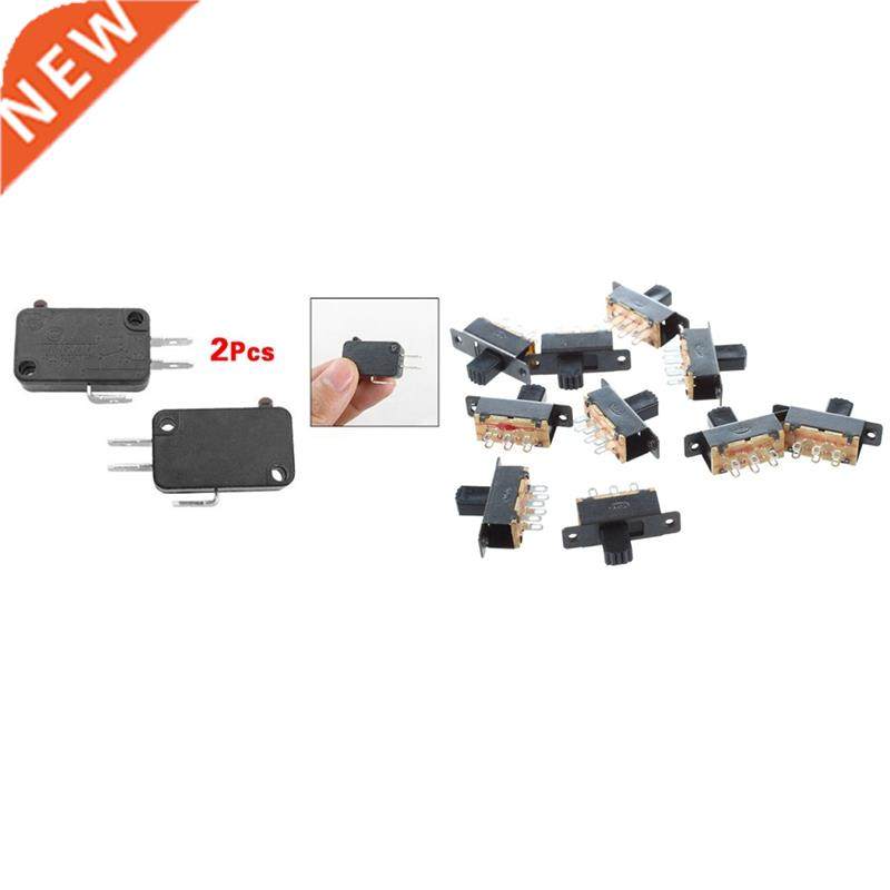 2 Pcs Electric 1NC Contacts Push Button Micro-Switch