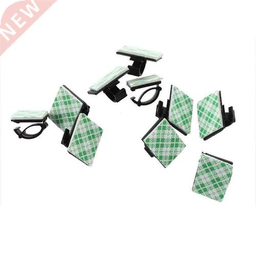 10 pieces rectangle Self-Adhesive 10mm cable tie installatio