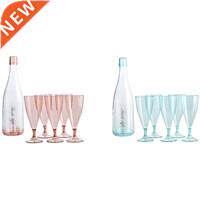 Plastic Chpagne Flutes And Wine Glasses Reusale
