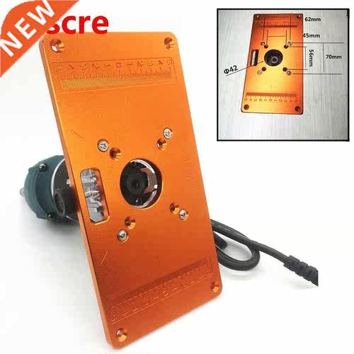 Router Table Plate Aluminum Router Table Insert Plate + Scre