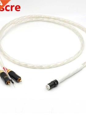 Tonarm Cable 5 Pin DIN RCA Phono Turntables Analog Cable w