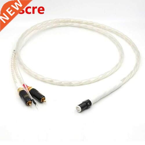 Tonarm Cable 5 Pin DIN RCA Phono Turntables Analog Cable w