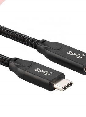 0cm/60cm Type C Extension Cable USB .1 Gen2 Braided Male