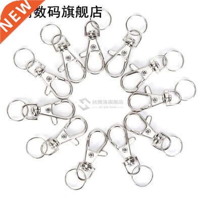 10pcs/lot Classic Key Chain Ring Metal Swivel Lobster Clasp