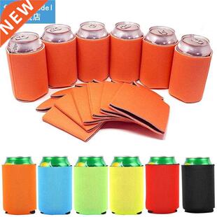 12pcs Can Sleeve Beer Can Cooler Sleeve Neoprene nsulated F