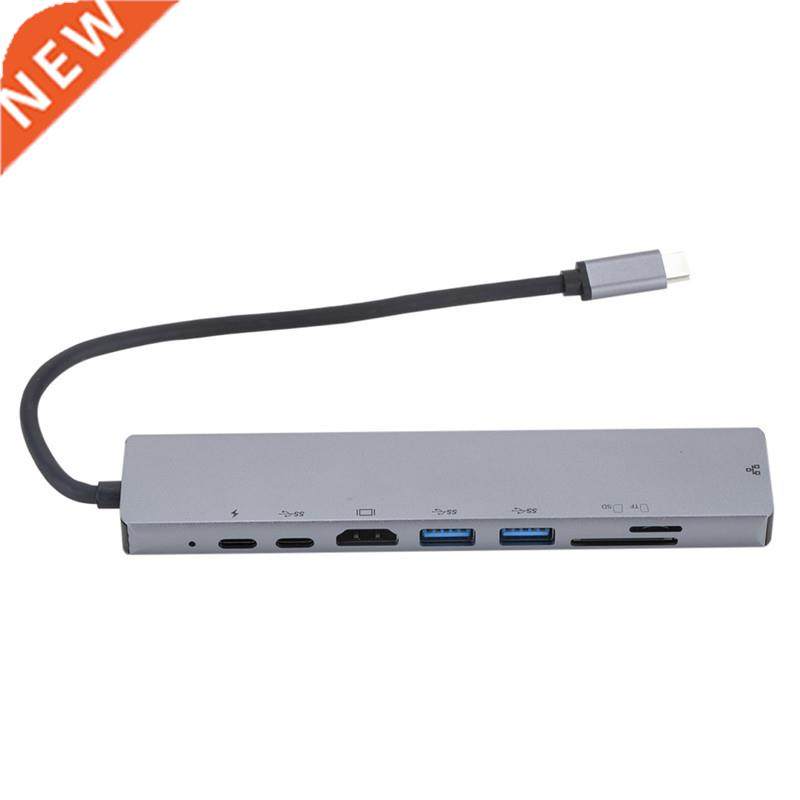 New 8-In-1 USB C Hub Type C To HDMI-compatible RJ45 Ethernet
