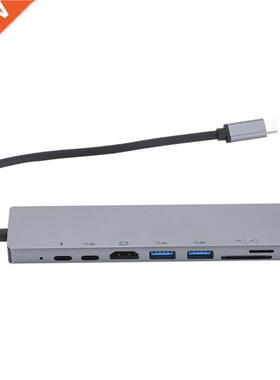 New 8-In-1 USB C Hub Type C To HDMI-compatible RJ45 Ethernet