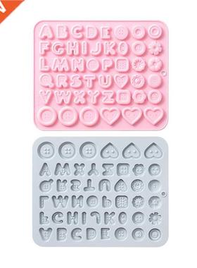 L9NB Candy Molds Fondant Tool Resin Molds Alphabet and