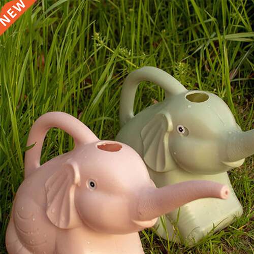 Watering Cans Portable Elephant Shape Plastic Kettle