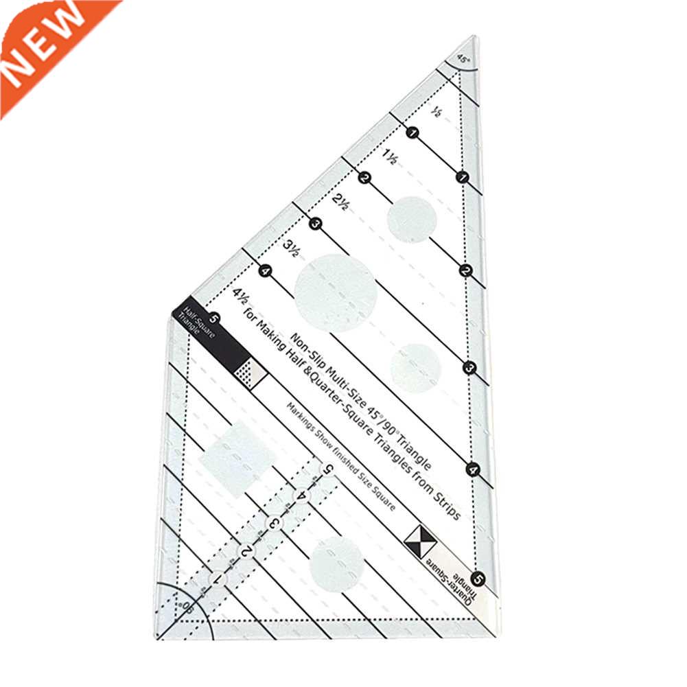 Tailor Portable Acrylic 45 90 Degree Triangle Non Slip