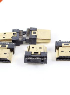 5 Pcs HDMI Male 19 Pins A Type Solder Plug Termination Repai