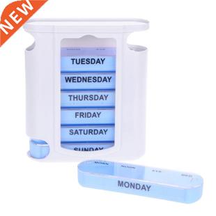 7 DAY WEEKLY Pill Organiser STACKING TOWER Large 4 Daily Co