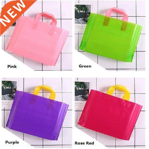 Custom Logo Printing Plastic Gift Bags with Handle Custon