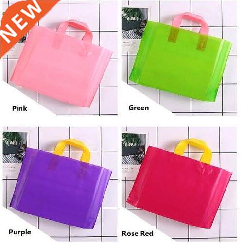 Custom Logo Printing Plastic Gift Bags with Handle Custon